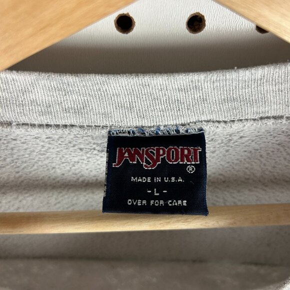 Alma College Vtg Crewneck Large USA Sweatshirt Graphic JanSport Michigan Worn - Picture 7 of 8